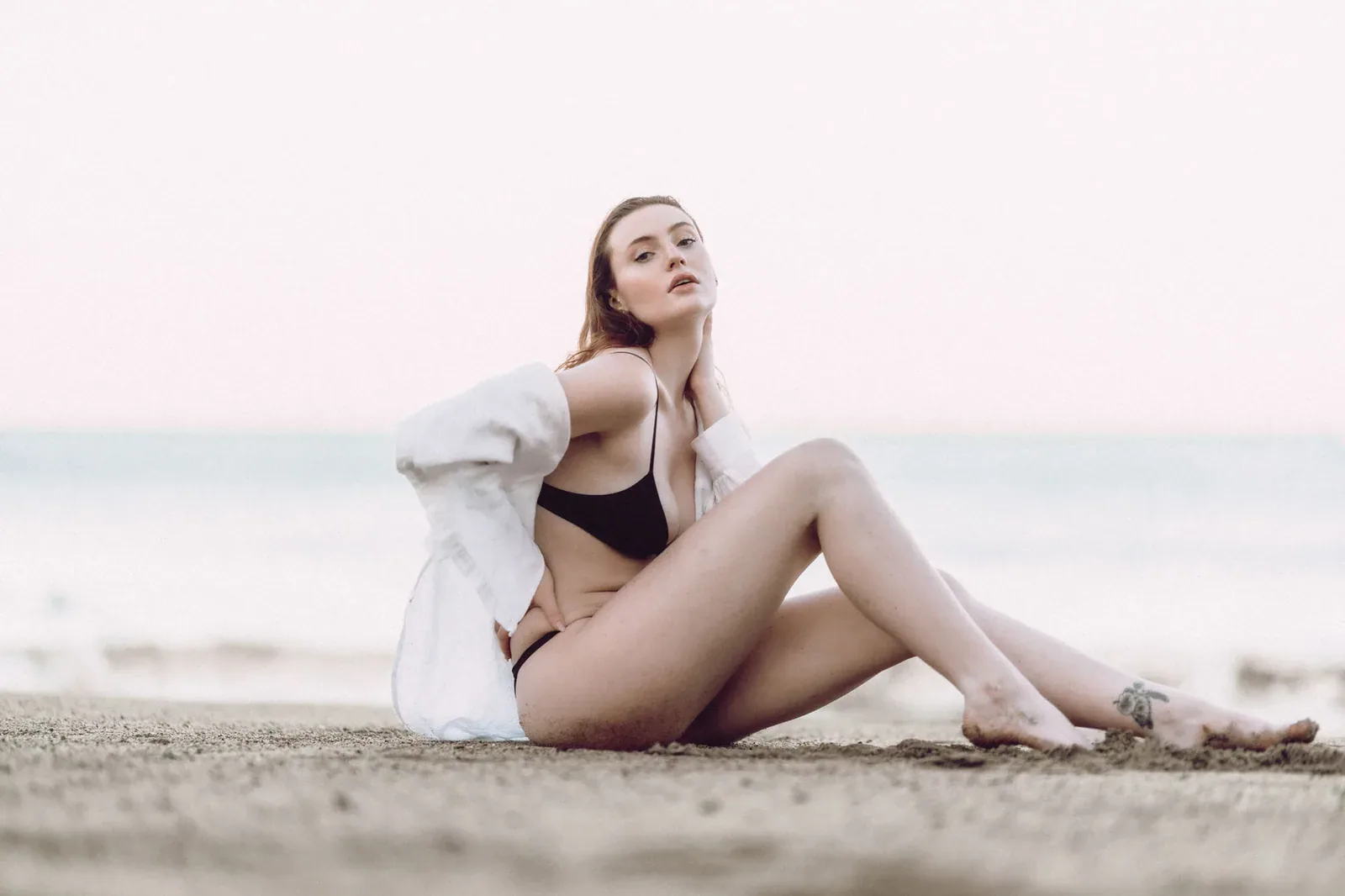 Retrato en la playa